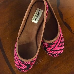 OSBORN leather flats shoes